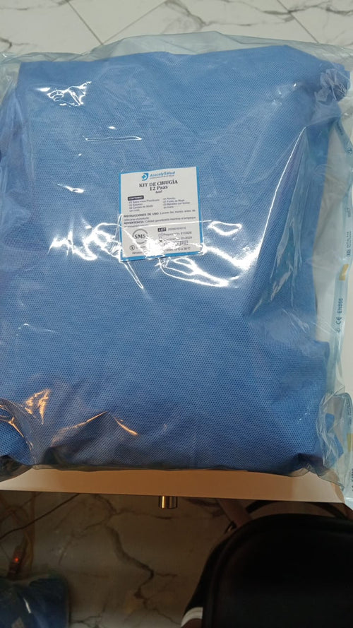 kit de cirugía mayor por 12 piezas